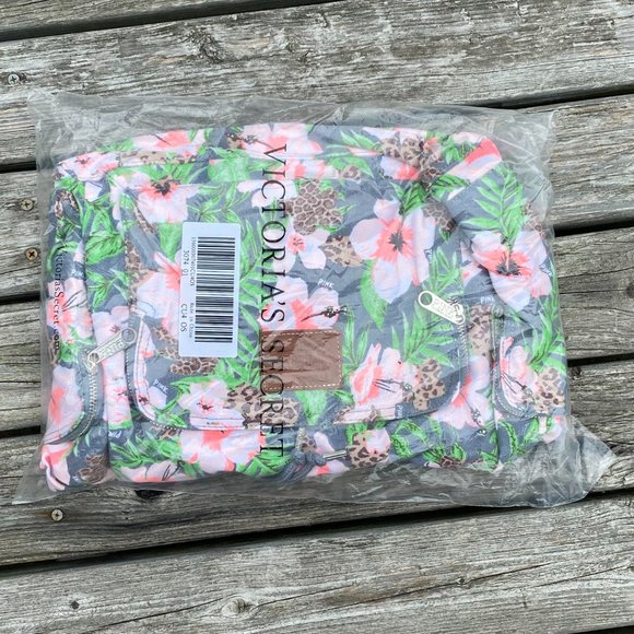 Victoria's Secret PINK Wild Tropical Floral Backpack *RARE* - Picture 16 of 16